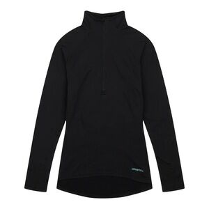 Patagonia Capilene 4 Thermal Weight Zip-Neck Pullover in Black - Small